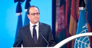 © UNESCO/Nora HouguenadeH.E. Mr François Hollande, President of France, participates in the Organization's Leaders' Forum - UNESCO, 17 November 2015.