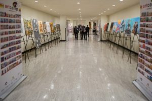 NEW YORK, NY - SEPTEMBER 21 : Opening Exhibition at the United Nations. Art Camp ÒColors for the PlanetÓ organized by The Andorran National Commission for UNESCO on September 21, 2016 in New York, VIEWpress/Maite H. Mateo